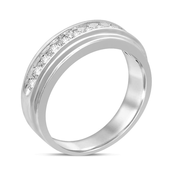 Previously Owned - 1/2 CT. T.w. Diamond Anniversary Band in 14K White Gold