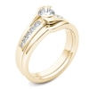 Thumbnail Image 2 of Previously Owned - 1/2 CT. T.W. Diamond Bypass Bridal Set in 14K Gold