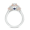 Thumbnail Image 3 of Previously Owned - Vera Wang Love Collection 1-1/5 CT. T.W. Princess Diamond Frame Engagement Ring in 14K Two-Tone Gold