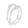 Thumbnail Image 2 of Previously Owned - 3/8 CT. T.W. Diamond Sunburst Solitaire Enhancer in 14K White Gold