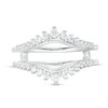 Thumbnail Image 3 of Previously Owned - 3/8 CT. T.W. Diamond Sunburst Solitaire Enhancer in 14K White Gold