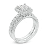 Thumbnail Image 2 of Previously Owned - 2 CT. T.W. Quad Princess-Cut Diamond Frame Bridal Set in 14K White Gold