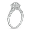 Thumbnail Image 3 of Previously Owned - 1/2 CT. T.W. Diamond Double Oval Frame Engagement Ring in 10K White Gold