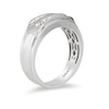 Thumbnail Image 2 of Previously Owned - Enchanted Disney 1/4 CT. T.W. Diamond Two Row Wedding Band in 14K White Gold