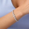 Thumbnail Image 2 of Previously Owned - 3 CT. T.W. Multi-Diamond Frame Bracelet in 10K White Gold