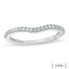 Thumbnail Image 1 of Previously Owned - Vera Wang Love Collection 1/6 CT. T.W. Diamond Contour Wedding Band in 14K White Gold