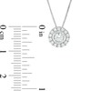 Thumbnail Image 2 of Previously Owned - 1/3 CT. T.W. Diamond Frame Pendant in 10K White Gold