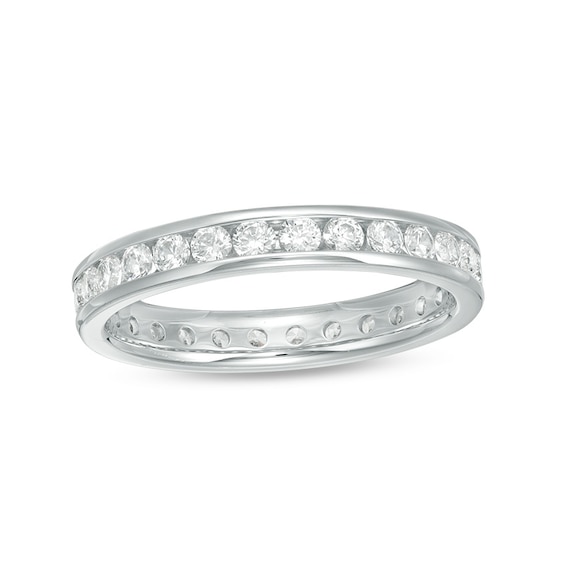 Previously Owned - 1 CT. T.w. Diamond Eternity Band in 14K White Gold (H/Si2)