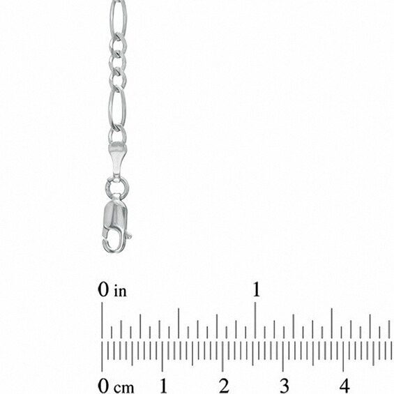 Previously Owned - Men's 7.0mm Figaro Chain Necklace in Sterling Silver