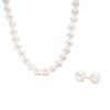 Thumbnail Image 0 of Previously Owned - IMPERIAL® 6.5-7.0mm Cultured Akoya Pearl Strand Necklace and Stud Earrings Set with 14K Gold Clasp