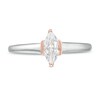 Thumbnail Image 4 of Previously Owned - 1/2 CT. T.W. Marquise Diamond Engagement Ring in 14K Two-Tone Gold