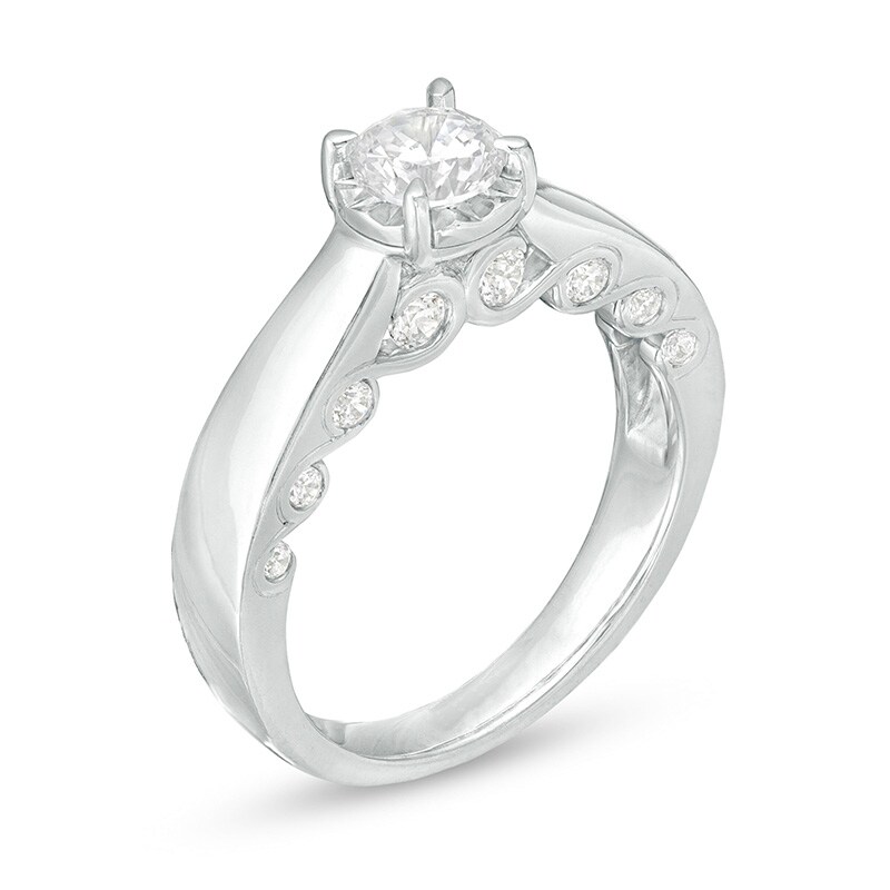Previously Owned - 1 CT. T.W. Diamond Solitaire Engagement Ring in 10K White Gold (I/I3)