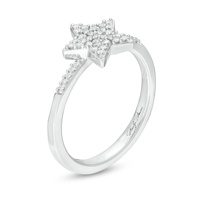 Main Image 2 of Previously Owned - Marilyn Monroe™ Collection 1/6 T. T.W. Diamond Star Ring in Sterling Silver