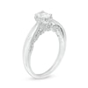 Thumbnail Image 3 of Previously Owned - Celebration Ideal 3/4 CT. T.W. Oval Diamond Frame Engagement Ring in 14K White Gold (I/I1)