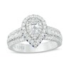 Thumbnail Image 1 of Previously Owned - Vera Wang Love Collection 1 CT. T.W. Pear-Shaped Diamond Engagement Ring in 14K White Gold