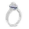 Thumbnail Image 2 of Previously Owned - Vera Wang Love Collection 1 CT. T.W. Pear-Shaped Diamond Engagement Ring in 14K White Gold
