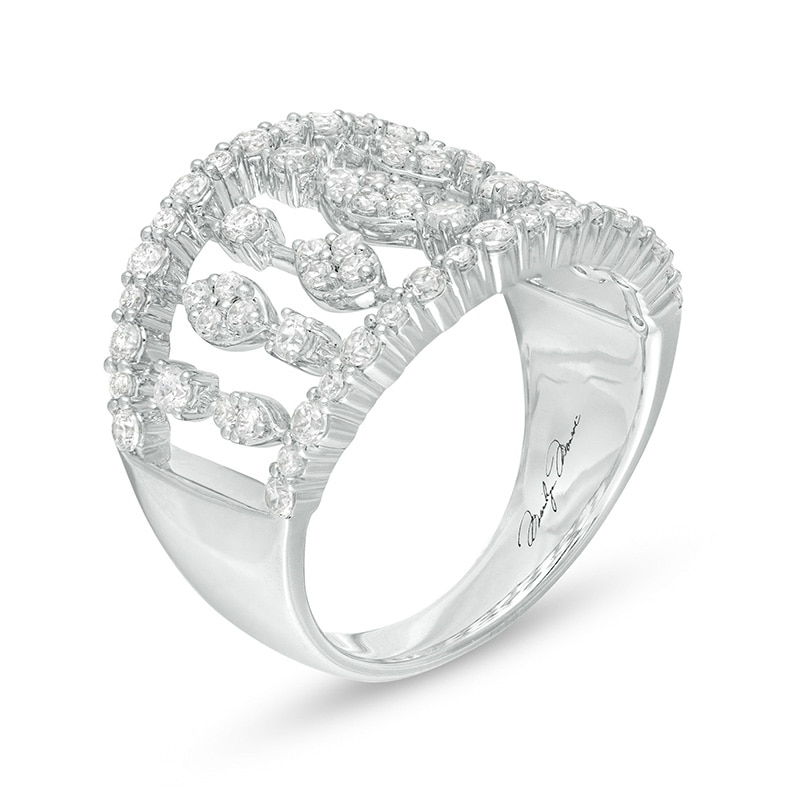 Main Image 2 of Previously Owned - Marilyn Monroe™ Collection 1 CT. T.W. Diamond Art Deco Ring in 10K White Gold