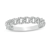 Thumbnail Image 1 of Previously Owned - 1/6 CT. T.W. Diamond Link Band in 10K White Gold
