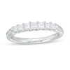 Thumbnail Image 1 of Previously Owned - 1/2 CT. T.W. Princess-Cut Diamond Seven Stone Anniversary Band in 14K White Gold