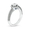 Thumbnail Image 2 of Previously Owned - Vera Wang Love Collection 1 CT. T.W. Diamond Frame Engagement Ring in 14K White Gold