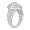 Thumbnail Image 3 of Previously Owned - 2 CT. T.W. Composite Pear Diamond Layered Engagement Ring in 10K White Gold