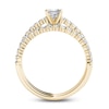 Thumbnail Image 3 of Previously Owned - 1 CT. T.W. Princess-Cut Diamond Bridal Set in 14K Gold