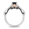 Thumbnail Image 3 of Previously Owned - Enchanted Disney Villains Ursula 1-1/4 CT. T.W. Black Diamond Engagement Ring in 14K Two-Tone Gold