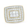 Thumbnail Image 1 of Previously Owned - 3 CT. T.W. Composite Diamond Double Cushion Frame Ring in 10K Gold