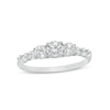 Thumbnail Image 1 of Previously Owned - 1 CT. T.W. Diamond Past Present Future® Engagement Ring in 14K White Gold
