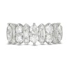 Thumbnail Image 4 of Previously Owned - Marilyn Monroe™ Collection 1-1/2 CT. T.W. Baguette and Round Diamond Band in 14K White Gold