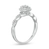 Thumbnail Image 3 of Previously Owned - 1/4 CT. T.W. Princess-Cut Diamond Cushion Frame Twist Shank Promise Ring in 10K White Gold