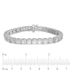 Thumbnail Image 1 of Previously Owned - 10 CT. T.W. Diamond Square Tennis Bracelet in 10K White Gold