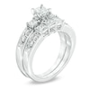 Thumbnail Image 2 of Previously Owned - 1-1/2 CT. T.W. Princess-Cut Diamond Three Stone Bridal Set in 14K White Gold