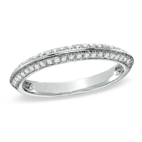 Previously Owned - 1/2 CT. T.w. Diamond Double Row Anniversary Band in 10K White Gold
