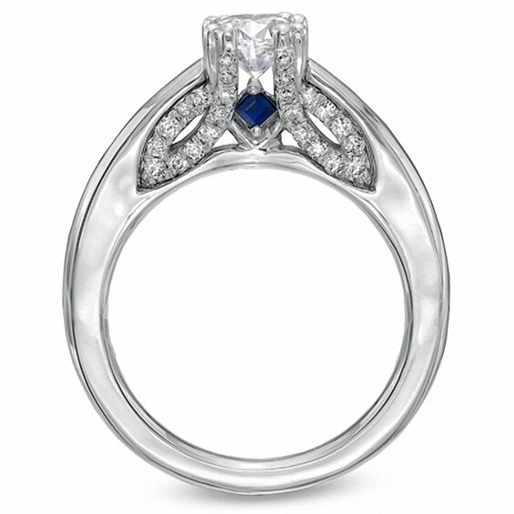 Previously Owned - Vera Wang Love Collection 1 CT. T.w. Diamond Engagement Ring in 14K White Gold