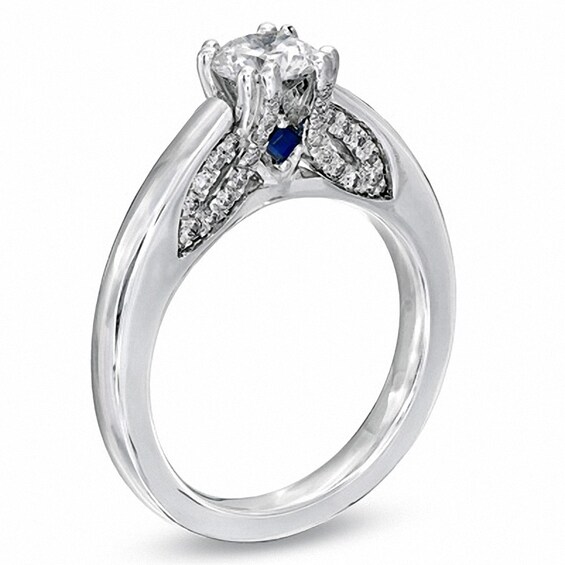 Previously Owned - Vera Wang Love Collection 1 CT. T.w. Diamond Engagement Ring in 14K White Gold