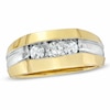 Thumbnail Image 1 of Previously Owned - 1/2 CT. T.W. Diamond Three Stone Ring in 14K Two-Tone Gold
