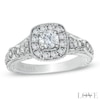 Thumbnail Image 1 of Previously Owned - Vera Wang Love Collection 1 CT. T.W. Diamond Engagement Ring in 14K White Gold