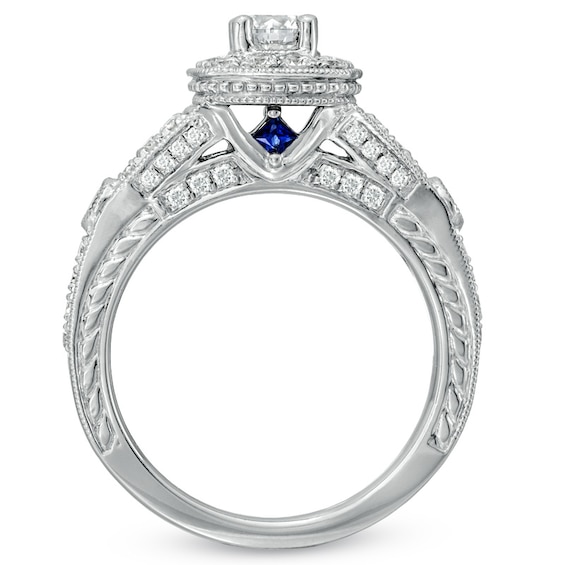Previously Owned - Vera Wang Love Collection 1 CT. T.w. Diamond Engagement Ring in 14K White Gold