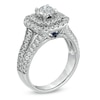 Thumbnail Image 2 of Previously Owned - Vera Wang Love Collection 1-1/2 CT. T.W. Diamond Double Frame Engagement Ring in 14K White Gold