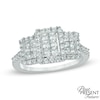 Thumbnail Image 1 of Previously Owned - 1 CT. T.W. Princess-Cut Diamond Past Present Future® Ring in 14K White Gold
