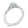 Thumbnail Image 2 of Previously Owned - Celebration Fire™ 1/2 CT. T.W. Diamond Frame Twist Engagement Ring in 14K White Gold (H-I/SI1-SI2)