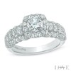 Thumbnail Image 1 of Previously Owned - Vera Wang Love Collection 1-1/2 CT. T.W. Diamond Frame Engagement Ring in 14K White Gold