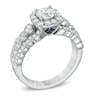 Thumbnail Image 2 of Previously Owned - Vera Wang Love Collection 1-1/2 CT. T.W. Diamond Frame Engagement Ring in 14K White Gold