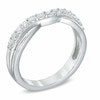 Thumbnail Image 2 of Previously Owned - Celebration Lux® 3/8 CT. T.W. Diamond Twist Contour Wedding Band in 14K White Gold (I/SI2)