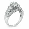 Thumbnail Image 2 of Previously Owned - 1-1/4 CT. T.W. Diamond Cluster Engagement Ring in 10K White Gold