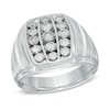 Thumbnail Image 1 of Previously Owned - 1 CT. T.W. Diamond Cluster Ring in 10K White Gold