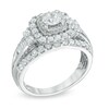 Thumbnail Image 2 of Previously Owned - 1-3/4 CT. T.W. Diamond Frame Engagement Ring in 14K White Gold