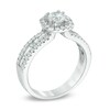 Thumbnail Image 2 of Previously Owned - Celebration Lux® 1-1/2 CT. T.W. Diamond Frame Engagement Ring in 14K White Gold (I/SI2)
