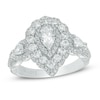 Thumbnail Image 1 of Previously Owned - Vera Wang Love Collection 1-1/2 CT. T.W. Diamond Three Stone Engagement Ring in 14K White Gold